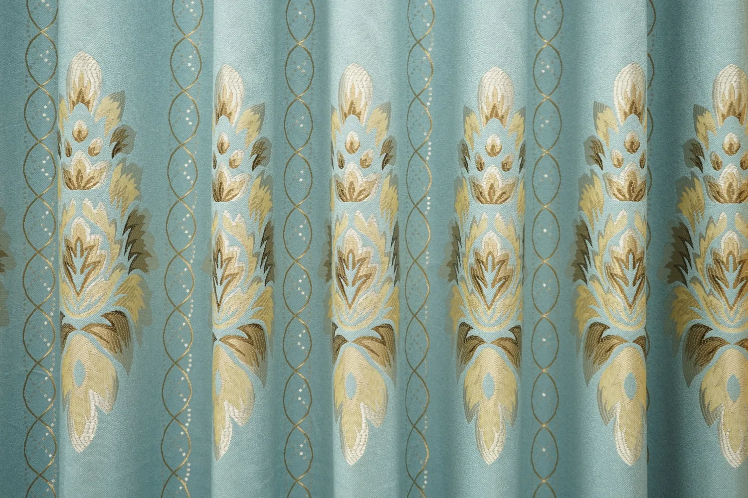 Luxury painted curtains Luxury Painted Curtains - ST01 - Image 1