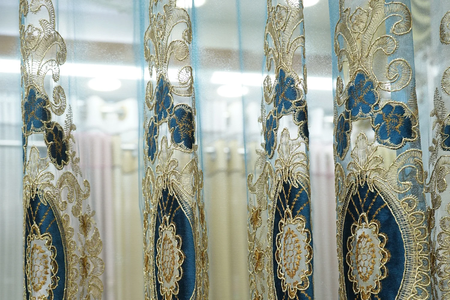 Luxury Printed Sheer Curtain - ST04 Luxury Printed Sheer Curtain - ST04 - Image 1