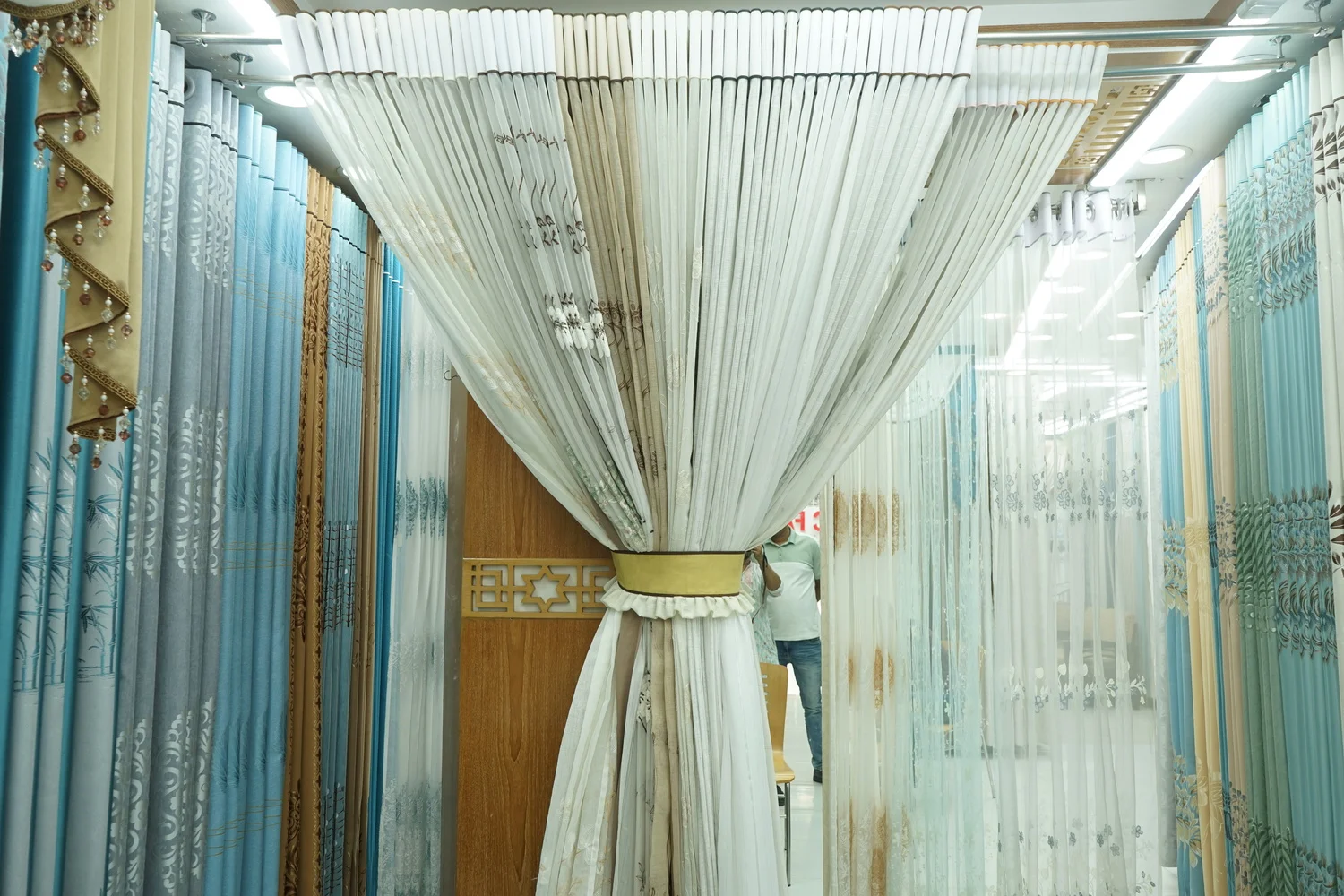 Luxury Soid Sheer Curtain - ST01 Luxury Solid Sheer Curtain - ST01 - Image 1